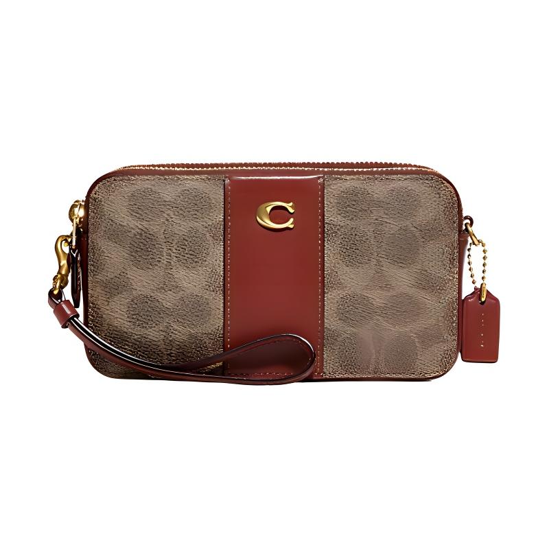 COACH Kira 19 classic presbyopic color matching cowhide crossbody bag shoulder bag small size women s tan коричневий
COACH Kira 19 classic presbyopic color matching cowhide crossbody bag shoulder bag small size women s tan коричневий