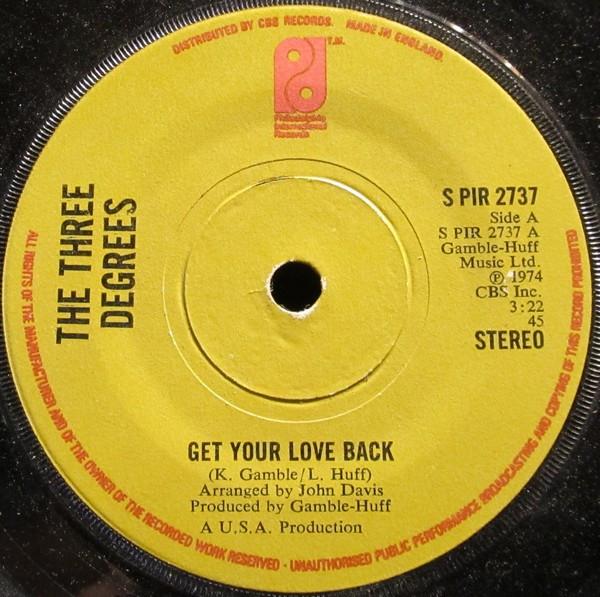 7-дюймовая пластинка THREE DEGREES - Верни свою любовь SPIR2737 Филадельфия 1974 Великобритания Соул/Фанк Б/У
7-дюймовая пластинка THREE DEGREES - Верни свою любовь SPIR2737 Филадельфия 1974 Великобритания Соул/Фанк Б/У