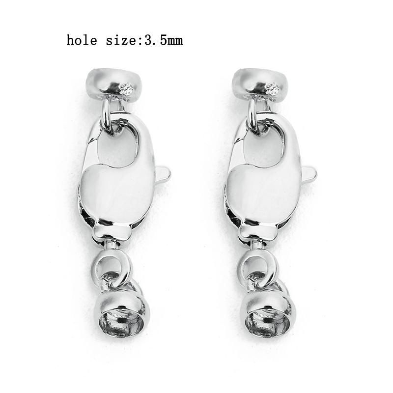 5pcs/Lot 3.5/5/6.5mm Metal End Caps Connectors With Lobster Clasps For Bracelet Necklace Flat Leather Cord DIY Jewelry Findings
5pcs/Lot 3.5/5/6.5mm Metal End Caps Connectors With Lobster Clasps For Bracelet Necklace Flat Leather Cord DIY Jewelry Findings