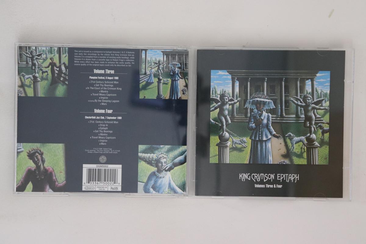 CD KING CRIMSON Epitaph Volumes Three Four DGM5002 DISCIPLINE GLO 2006 Europe Rock Used
CD KING CRIMSON Epitaph Volumes Three Four DGM5002 DISCIPLINE GLO 2006 Europe Rock Used