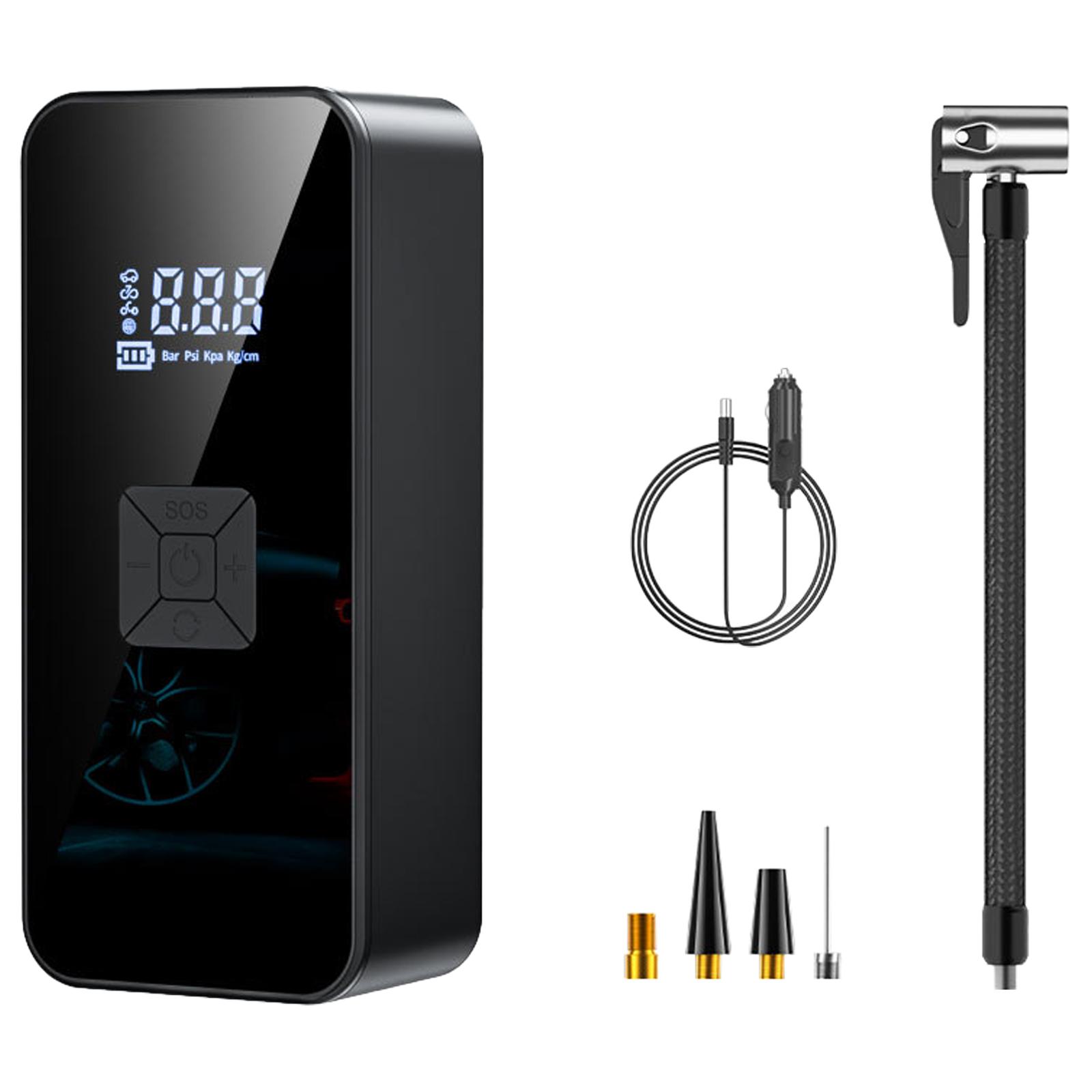 Portable Digital Display Air Compressor Wireless Inflation Device for Car Tires, Bicycles, and Sports Equipment Balls
Portable Digital Display Air Compressor Wireless Inflation Device for Car Tires, Bicycles, and Sports Equipment Balls