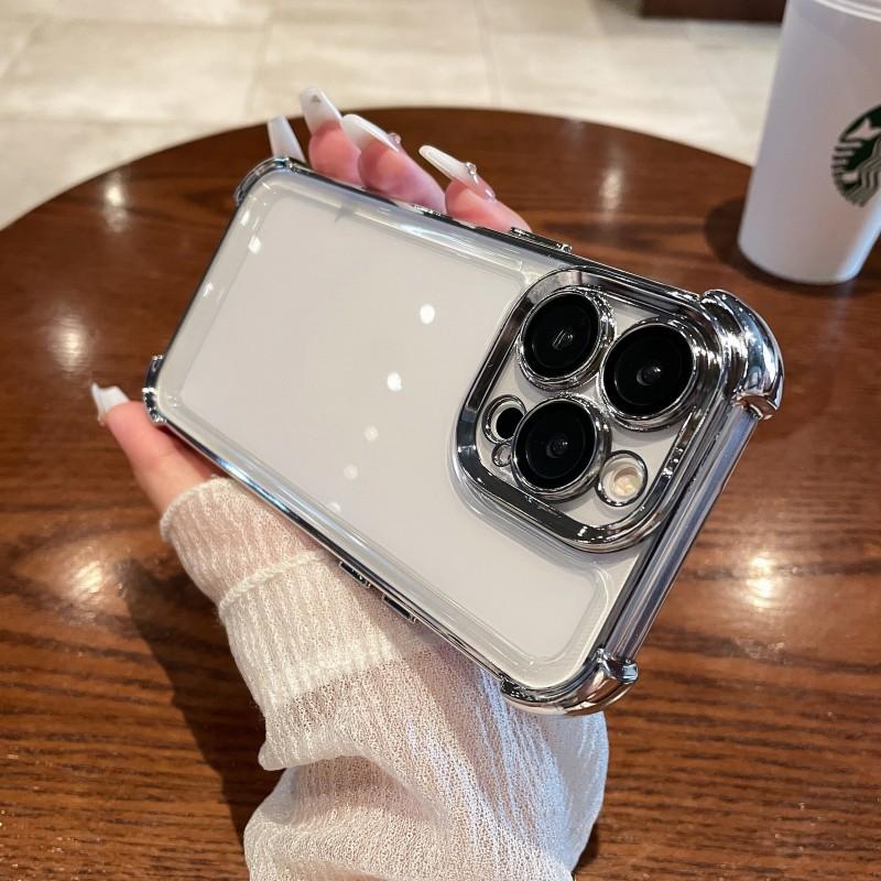 Solid Color Plating Soft TPU Border+Hard Acrylic Four Corner Anti Fall Phone Case For iPhone 17 16 Pro 14 11 12 13 15 Pro Max iPhone 11 Pro Max серебряный
Solid Color Plating Soft TPU Border+Hard Acrylic Four Corner Anti Fall Phone Case For iPhone 17 16 Pro 14 11 12 13 15 Pro Max iPhone 11 Pro Max серебряный