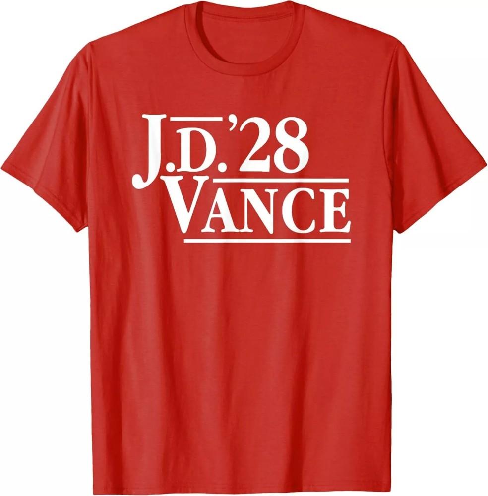 JD Vance 28 Red Vance 2028 J.D. President Hillbilly Trump T-Shirt M
JD Vance 28 Red Vance 2028 J.D. President Hillbilly Trump T-Shirt M
