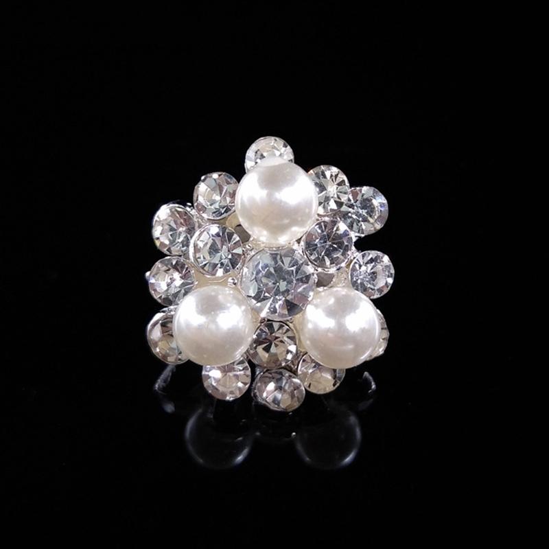 Engood 100Pcs 18mm Rhinestones Pearl Buttons Sewing Trim & Embellishments Craft Buckles DIY Brand Accessories Wedding Decoration срібний
Engood 100Pcs 18mm Rhinestones Pearl Buttons Sewing Trim & Embellishments Craft Buckles DIY Brand Accessories Wedding Decoration срібний