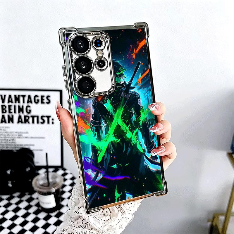 Sword Art Online Kirito Soft Phone Case For Samsung Galaxy S26 Ultra S25 Edge S24 FE S23 Plus S22 S21 + S20 Plating Anti-Fall Fu Samsung S26 Plus
Sword Art Online Kirito Soft Phone Case For Samsung Galaxy S26 Ultra S25 Edge S24 FE S23 Plus S22 S21 + S20 Plating Anti-Fall Fu Samsung S26 Plus