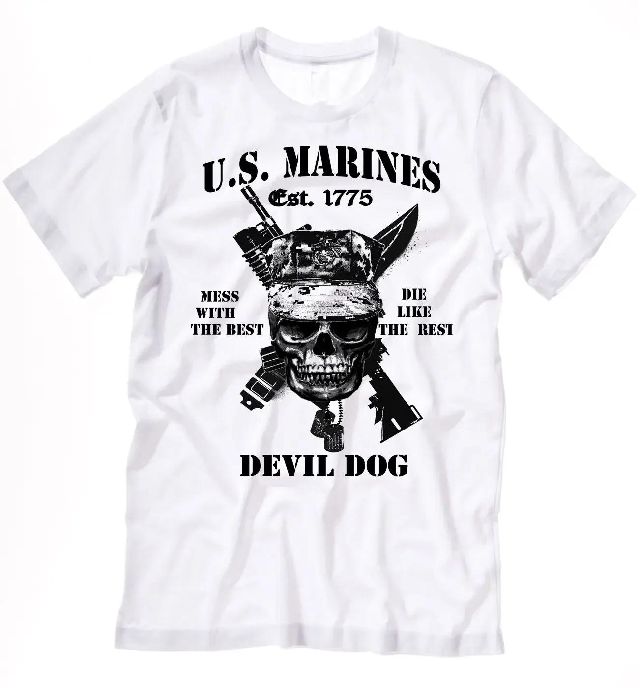 US Marines Corps Semper Fidelis Devil Dog Veteran TShirt 100 Cotton ONeck Summer Short Sleeve Casual Mens Tshirt Size S3XL 4XL
US Marines Corps Semper Fidelis Devil Dog Veteran TShirt 100 Cotton ONeck Summer Short Sleeve Casual Mens Tshirt Size S3XL 4XL