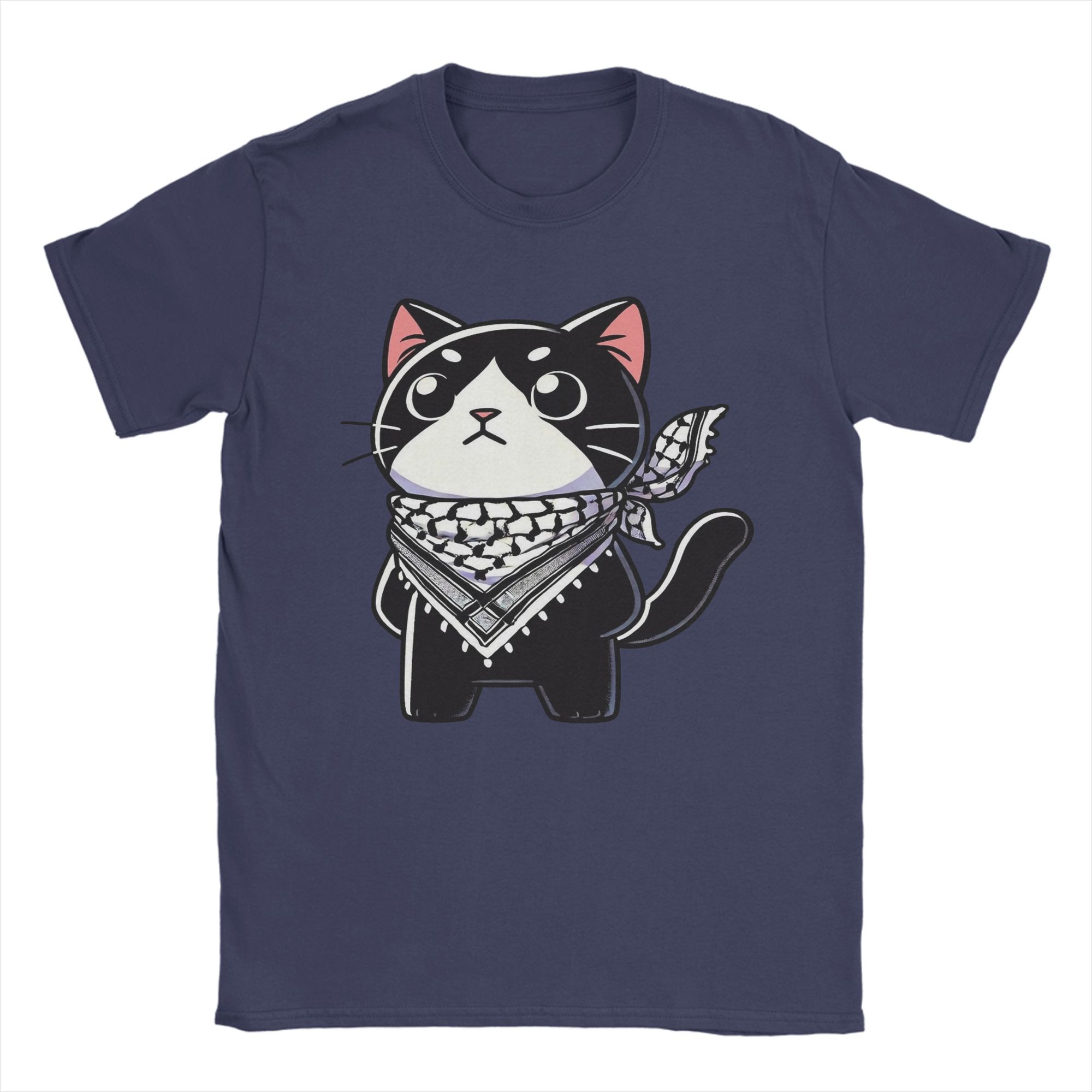 Cute Cat Wearing the Keffiyeh T Shirts Men 100% Cotton Humorous T-Shirt Crewneck Tee Shirt Short Sleeve Tops Unique XL
Cute Cat Wearing the Keffiyeh T Shirts Men 100% Cotton Humorous T-Shirt Crewneck Tee Shirt Short Sleeve Tops Unique XL