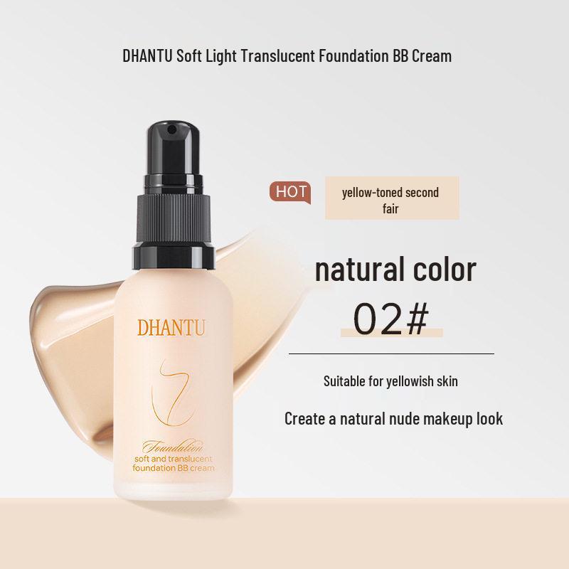 DHANTU Soft Light Translucent Long-Lasting BB Cream Foundation 30g
DHANTU Soft Light Translucent Long-Lasting BB Cream Foundation 30g