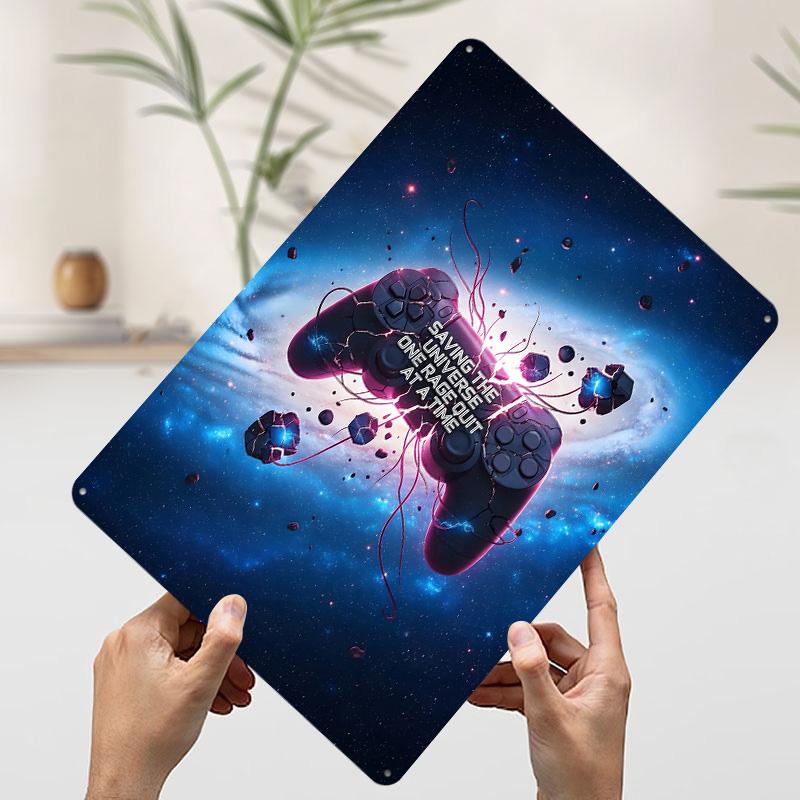 Gaming Controller in Space Metal Poster Customized Wall Art Retro Vintage Tinplate Signs for Decoration Bedroom Decorations Room 7.9x11.8In(20x30cm)
Gaming Controller in Space Metal Poster Customized Wall Art Retro Vintage Tinplate Signs for Decoration Bedroom Decorations Room 7.9x11.8In(20x30cm)