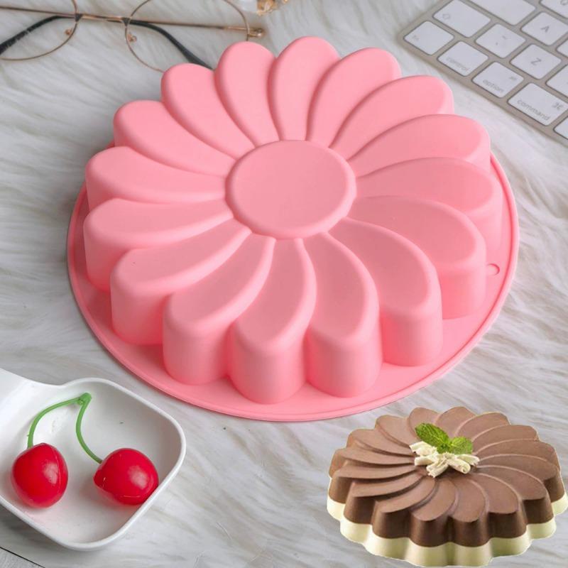 Silicone Whirlwind Petal Shaped Baking Tray Silicone Cake Mold Sunflower Cake Bakeware Baking Tool 3D Pan Tray DIY Party Suppily Random color 1PCS
Silicone Whirlwind Petal Shaped Baking Tray Silicone Cake Mold Sunflower Cake Bakeware Baking Tool 3D Pan Tray DIY Party Suppily Random color 1PCS