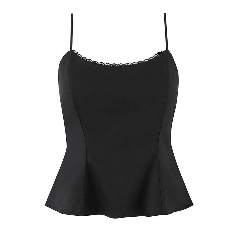 Chic French Lace-Trimmed Waist-Cinching Strapless Camisole for Women Large чорний
Chic French Lace-Trimmed Waist-Cinching Strapless Camisole for Women Large чорний