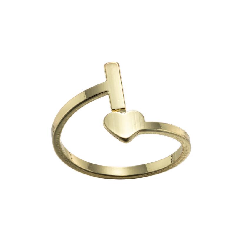 Heart Stainless Steel Gold Plated Rings With Initial Letter For Women Adjustable Open Finger Rings Wedding Party Zircon Gifts resizable&Copper color
Heart Stainless Steel Gold Plated Rings With Initial Letter For Women Adjustable Open Finger Rings Wedding Party Zircon Gifts resizable&Copper color