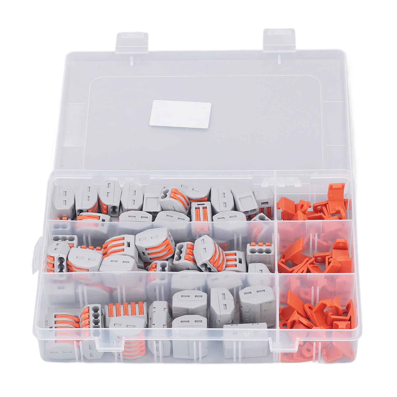 Press Type Wire Connectors Compact Splicing Terminal Assortment Kit Quick Connect Electrical
Press Type Wire Connectors Compact Splicing Terminal Assortment Kit Quick Connect Electrical
