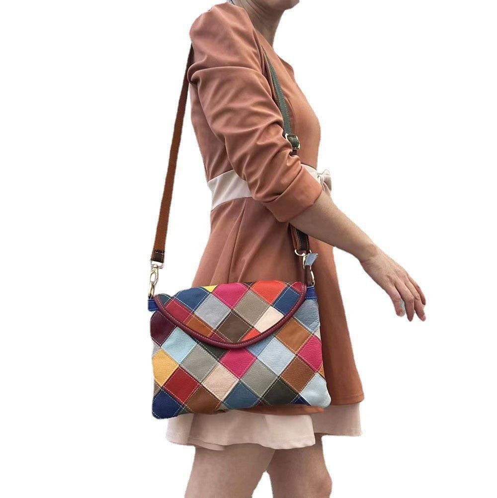 Сумка Trend Bag White-Collar Commuter Женская сумка Цветная кожаная сумка через плечо с ромбами
Сумка Trend Bag White-Collar Commuter Женская сумка Цветная кожаная сумка через плечо с ромбами