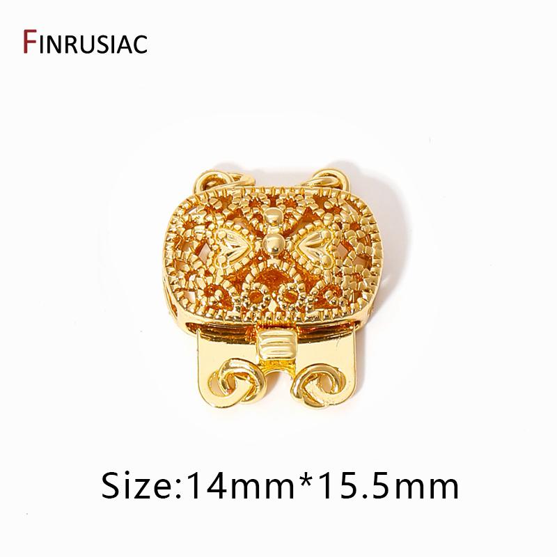 18K Gold Plated Brass Flower Layered Necklace Box Clasps,Hollow Bracelet Connector Clasps For DIY Jewelry Making Findings 1 piece
18K Gold Plated Brass Flower Layered Necklace Box Clasps,Hollow Bracelet Connector Clasps For DIY Jewelry Making Findings 1 piece