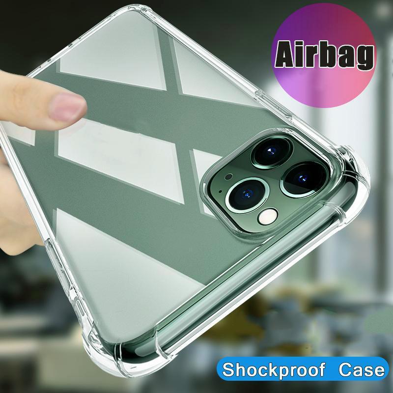Ударопрочная броня Прозрачный мягкий чехол из ТПУ для iPhone 11 Pro Max SE X XS XR 6 6S 7 8SPlus 7Plus 8Plus Силиконовые прочные подушки безопасности Телефон Задняя крышка Оболочка Coque
Ударопрочная броня Прозрачный мягкий чехол из ТПУ для iPhone 11 Pro Max SE X XS XR 6 6S 7 8SPlus 7Plus 8Plus Силиконовые прочные подушки безопасности Телефон Задняя крышка Оболочка Coque
