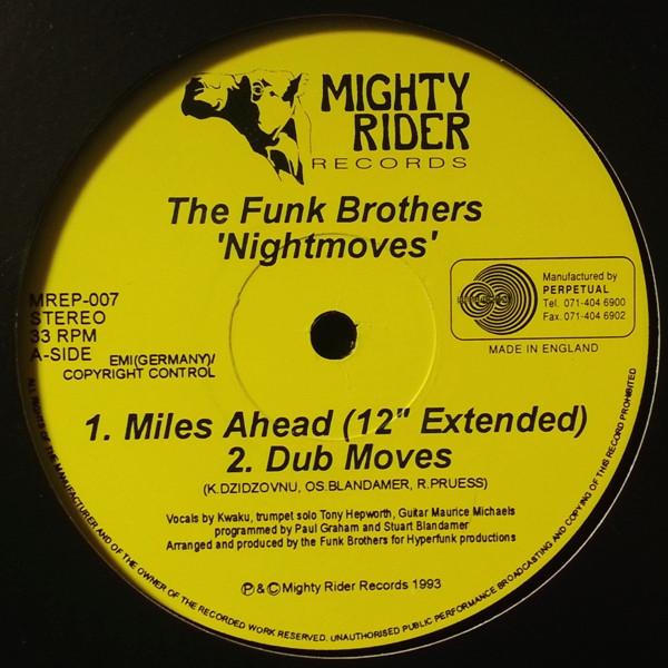12inch Record FUNK BROTHERS Nightmoves MREP007 Mighty Rider Re 1993 UK Dance Electronica Used
12inch Record FUNK BROTHERS Nightmoves MREP007 Mighty Rider Re 1993 UK Dance Electronica Used