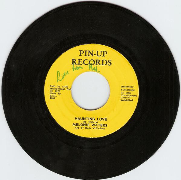 7inch Record MELONIE WATERS Haunting Love NONE PinUp Records 1975 Jamaica Reggae Ska Dub Used
7inch Record MELONIE WATERS Haunting Love NONE PinUp Records 1975 Jamaica Reggae Ska Dub Used