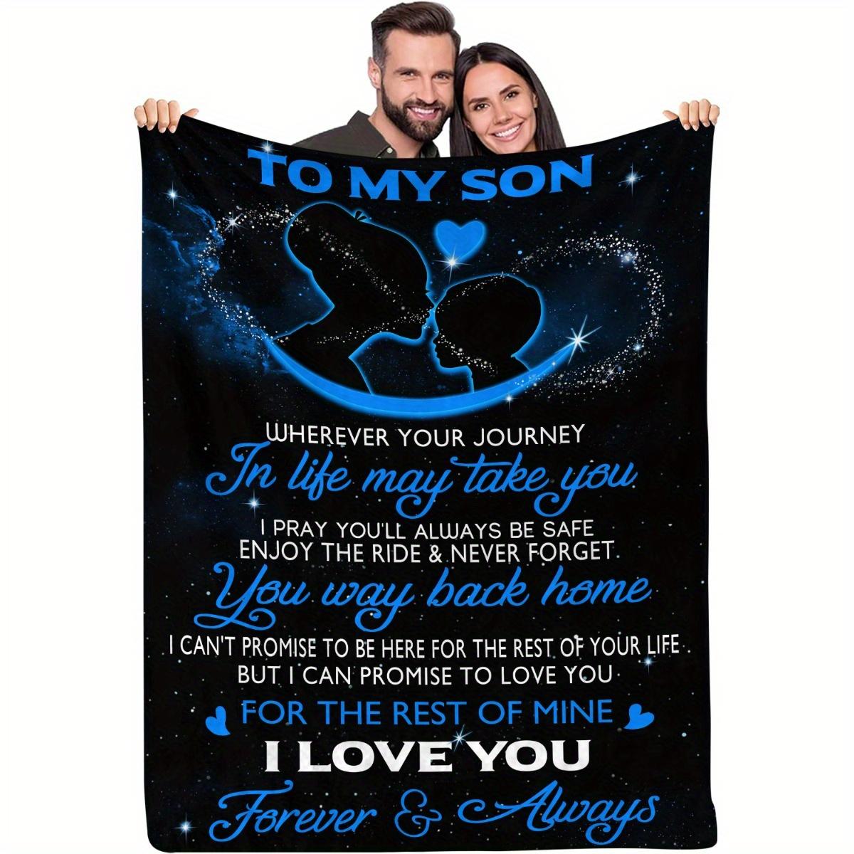 Mother to Son Flannel Blanket – Inspirational Starry Night Design – Heartfelt Gift Throw – Soft All-Season Comfort Keepsake 75x90cm
Mother to Son Flannel Blanket – Inspirational Starry Night Design – Heartfelt Gift Throw – Soft All-Season Comfort Keepsake 75x90cm