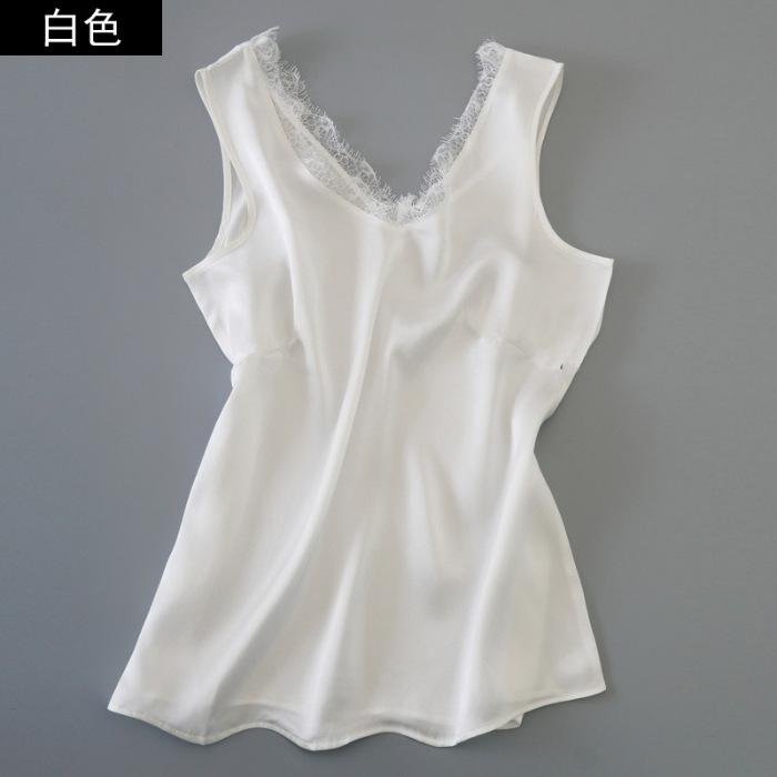 V-neck lace sling vest women s summer new versatile and thin foreign fashion versatile sleeveless bottoming top 2XL білий
V-neck lace sling vest women s summer new versatile and thin foreign fashion versatile sleeveless bottoming top 2XL білий