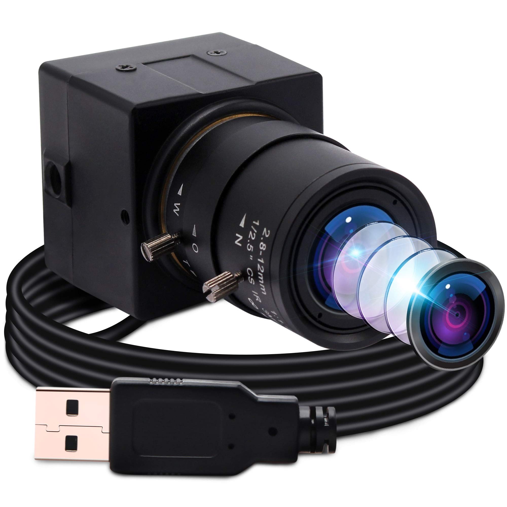 USB Camera ELP 1080P USB Webcam 4x with Varifocus Optical Zoom Lens Low Light UVC USB Computer Zoom In and Out Video Conference OpenCV Camera Laptop
USB Camera ELP 1080P USB Webcam 4x with Varifocus Optical Zoom Lens Low Light UVC USB Computer Zoom In and Out Video Conference OpenCV Camera Laptop