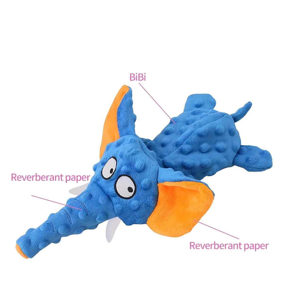 Squeaky Plush Elephant Dog Toy Indestructible Chew Resistant Interactive Sound Toy for Small Medium Large Dogs Durable XS синій
Squeaky Plush Elephant Dog Toy Indestructible Chew Resistant Interactive Sound Toy for Small Medium Large Dogs Durable XS синій