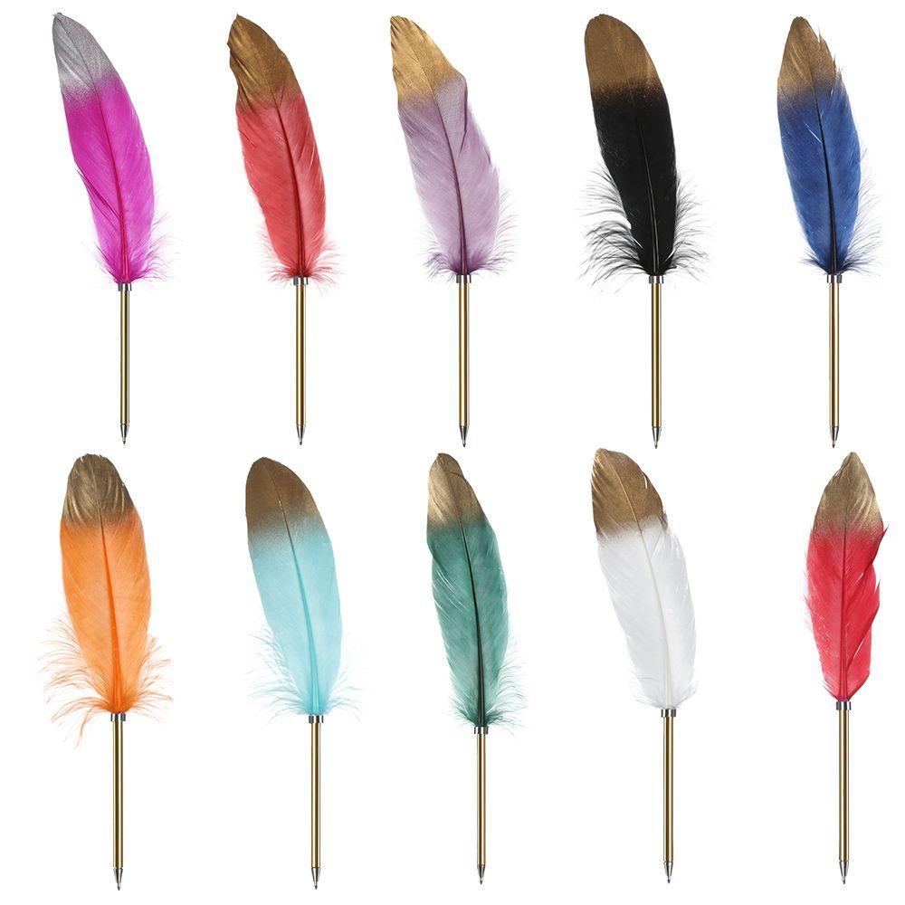Office Supplies Novelty Stationery Spray Gold Writing Tool Ballpoint Pens Feather Pen Signature
Office Supplies Novelty Stationery Spray Gold Writing Tool Ballpoint Pens Feather Pen Signature