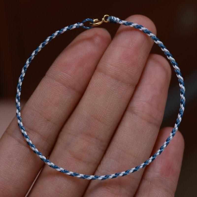 Ремешок для переноски смешанного цвета, веревка из бусин, красно-черная веревка, позолоченная 14K сверхтонкая золотая нить, ремешок для переноски, можно нанизывать бусины, браслет DIY 32#49# White blue beaded
Ремешок для переноски смешанного цвета, веревка из бусин, красно-черная веревка, позолоченная 14K сверхтонкая золотая нить, ремешок для переноски, можно нанизывать бусины, браслет DIY 32#49# White blue beaded