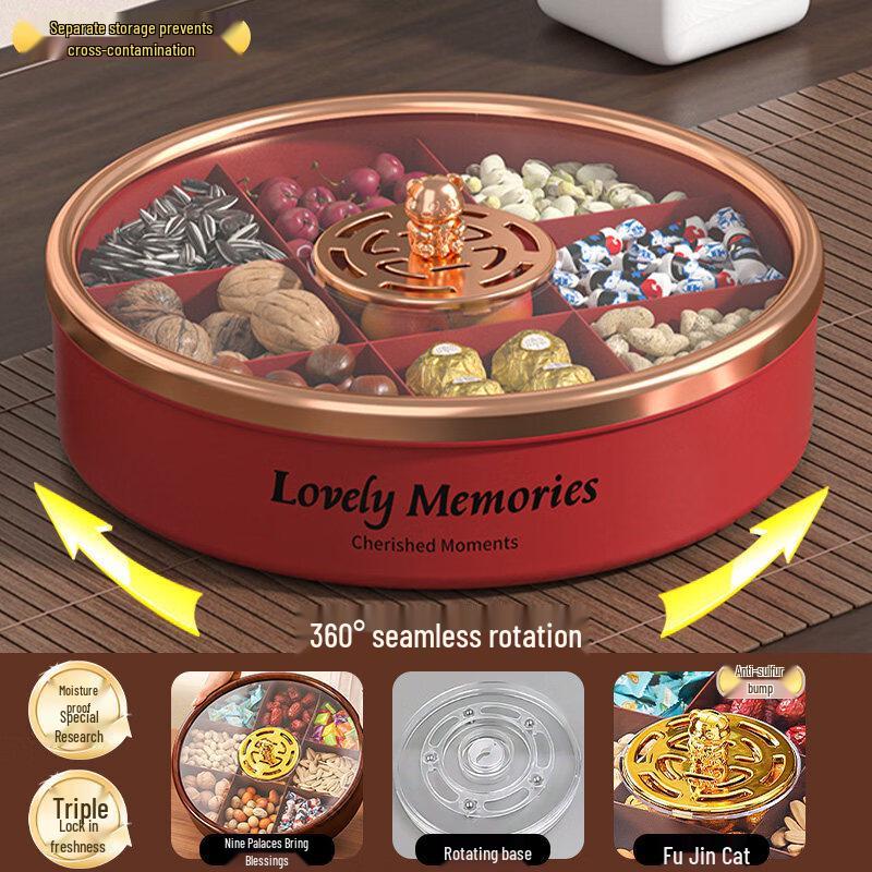 Chinese Style Nine-Compartment Candy & Fruit Tray
Chinese Style Nine-Compartment Candy & Fruit Tray