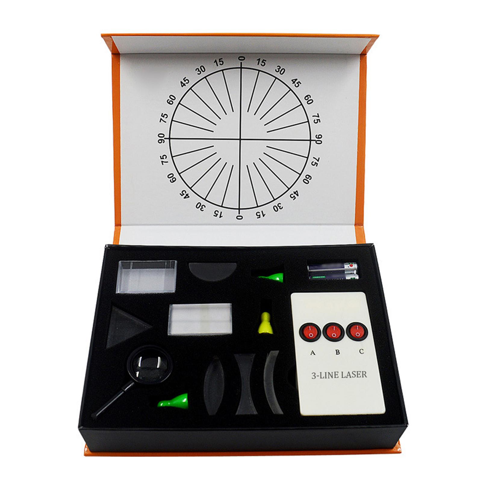 Physical Optical Kit Laboratory Equipment Optical Concave Convex Lens Prism Set Optical Test Box
Physical Optical Kit Laboratory Equipment Optical Concave Convex Lens Prism Set Optical Test Box