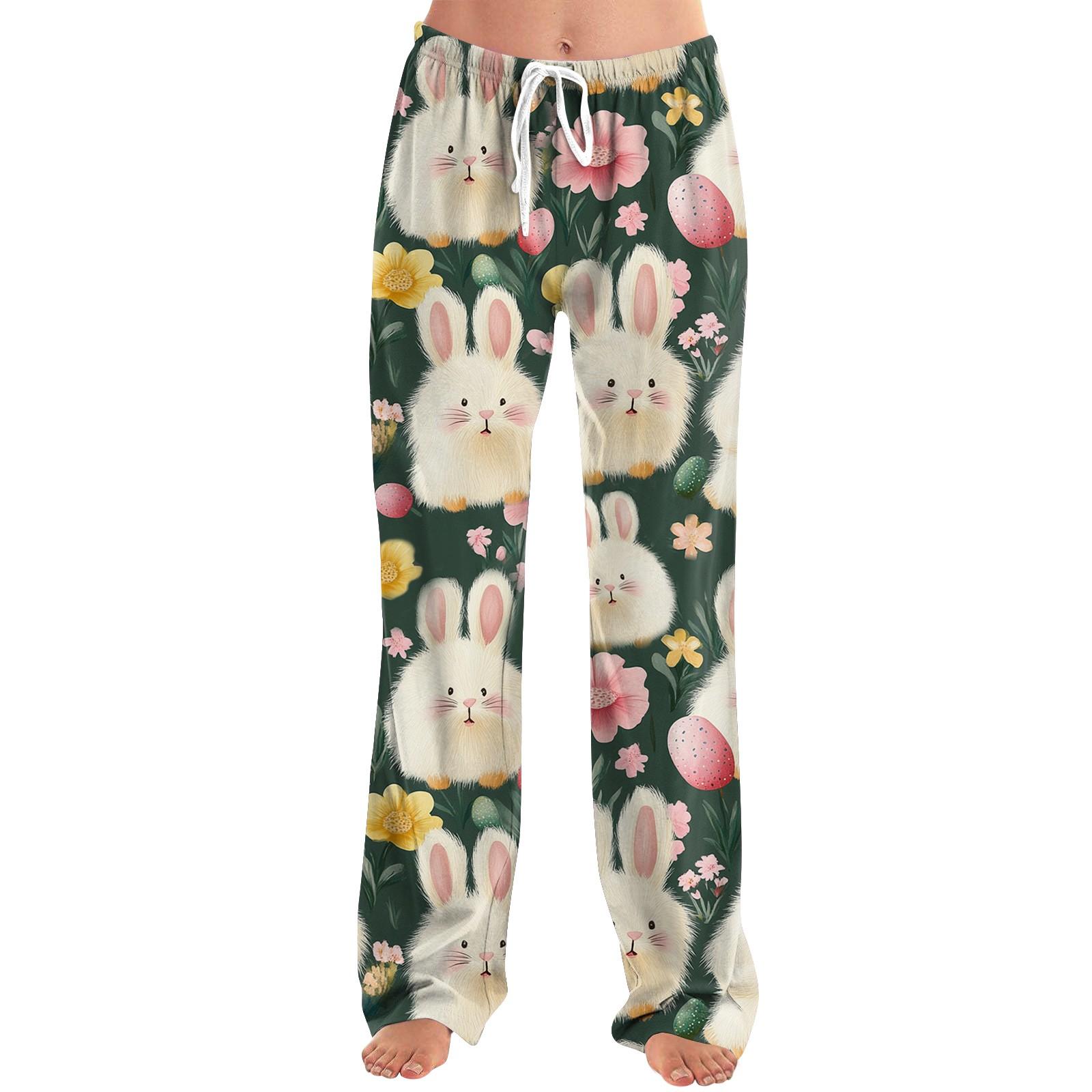 Женские пижамные штаны, одежда для сна, повседневные брюки с эластичной резинкой на талии, удобные прямые свободные брюки для йоги, пасхальные S
Женские пижамные штаны, одежда для сна, повседневные брюки с эластичной резинкой на талии, удобные прямые свободные брюки для йоги, пасхальные S