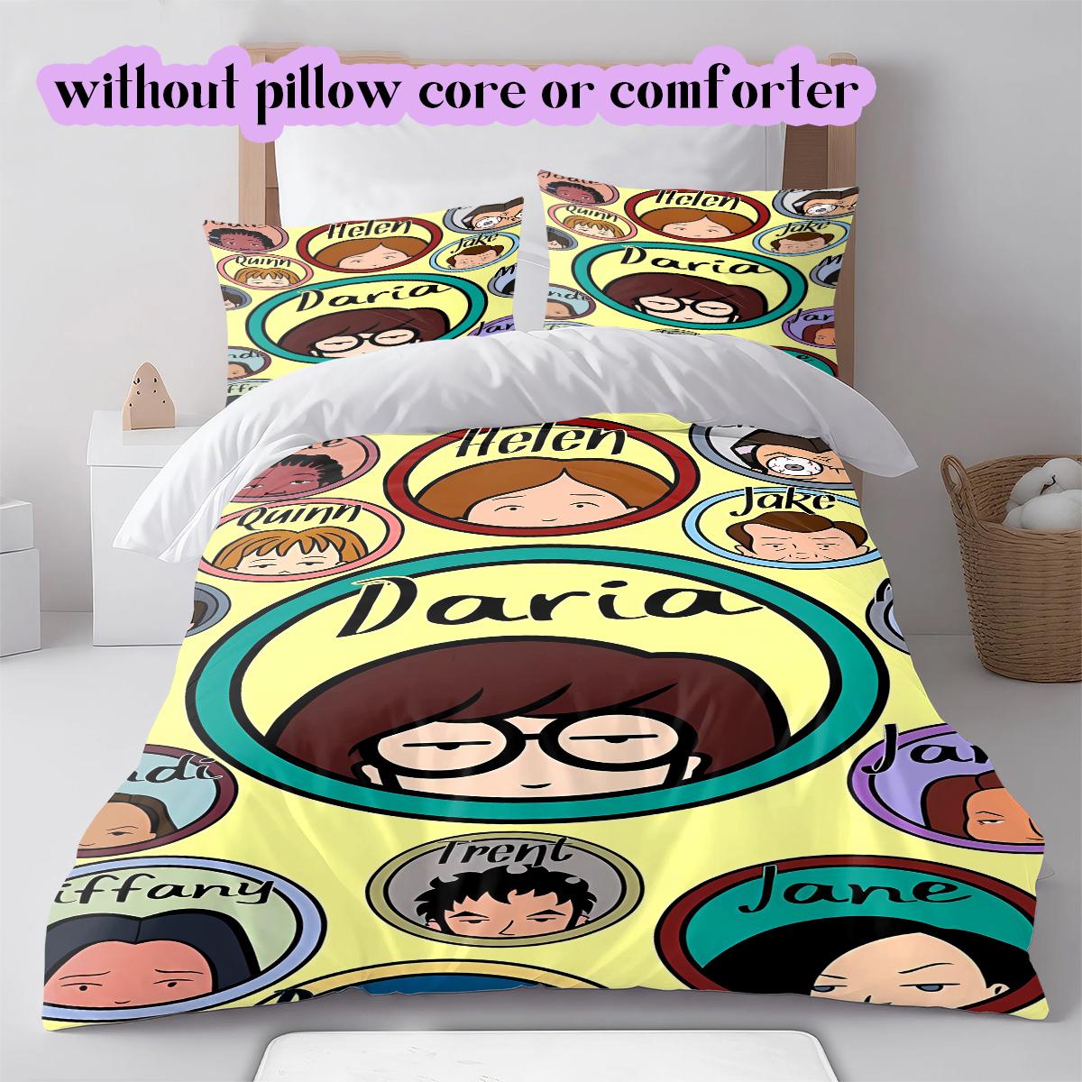 The Flintstones Daria Pattern Bedding Quilt Set Quilt Cover Pillowcase Home Decoration Birthday Gift (1 * duvet cover + 2 * pillowcase, without core) 135x200cm
The Flintstones Daria Pattern Bedding Quilt Set Quilt Cover Pillowcase Home Decoration Birthday Gift (1 * duvet cover + 2 * pillowcase, without core) 135x200cm