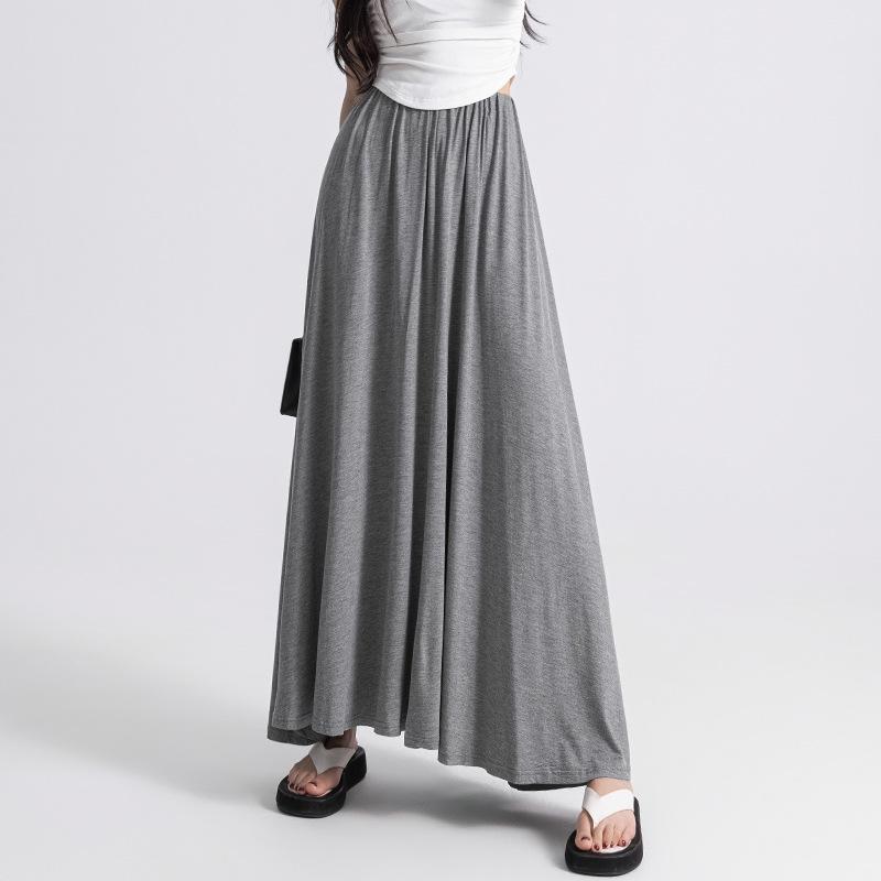 Skirt Women s Summer New Elastic High Waist Medium and Long Drape A Word Big Swing Dress S чёрный
Skirt Women s Summer New Elastic High Waist Medium and Long Drape A Word Big Swing Dress S чёрный