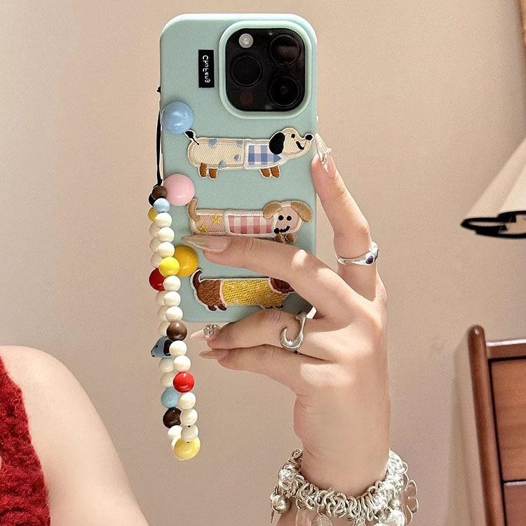 Embroidered Dachshund Dog Suitable for Apple 16 Mobile Phone Case Iphone15promax Lychee Pattern 14/13mini/12/x Apple 16
Embroidered Dachshund Dog Suitable for Apple 16 Mobile Phone Case Iphone15promax Lychee Pattern 14/13mini/12/x Apple 16