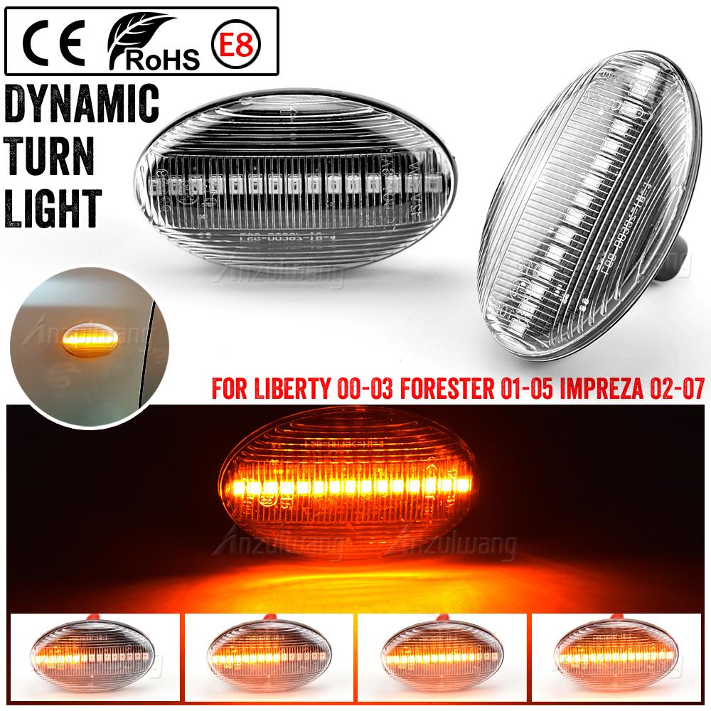 2Pcs Dynamic Led Side Marker Turn Signal Light Sequential Blinker Lamps For Subaru Impreza 2 WRX STI Forester 1 2 Legacy Liberty Dynamic Crystal
2Pcs Dynamic Led Side Marker Turn Signal Light Sequential Blinker Lamps For Subaru Impreza 2 WRX STI Forester 1 2 Legacy Liberty Dynamic Crystal