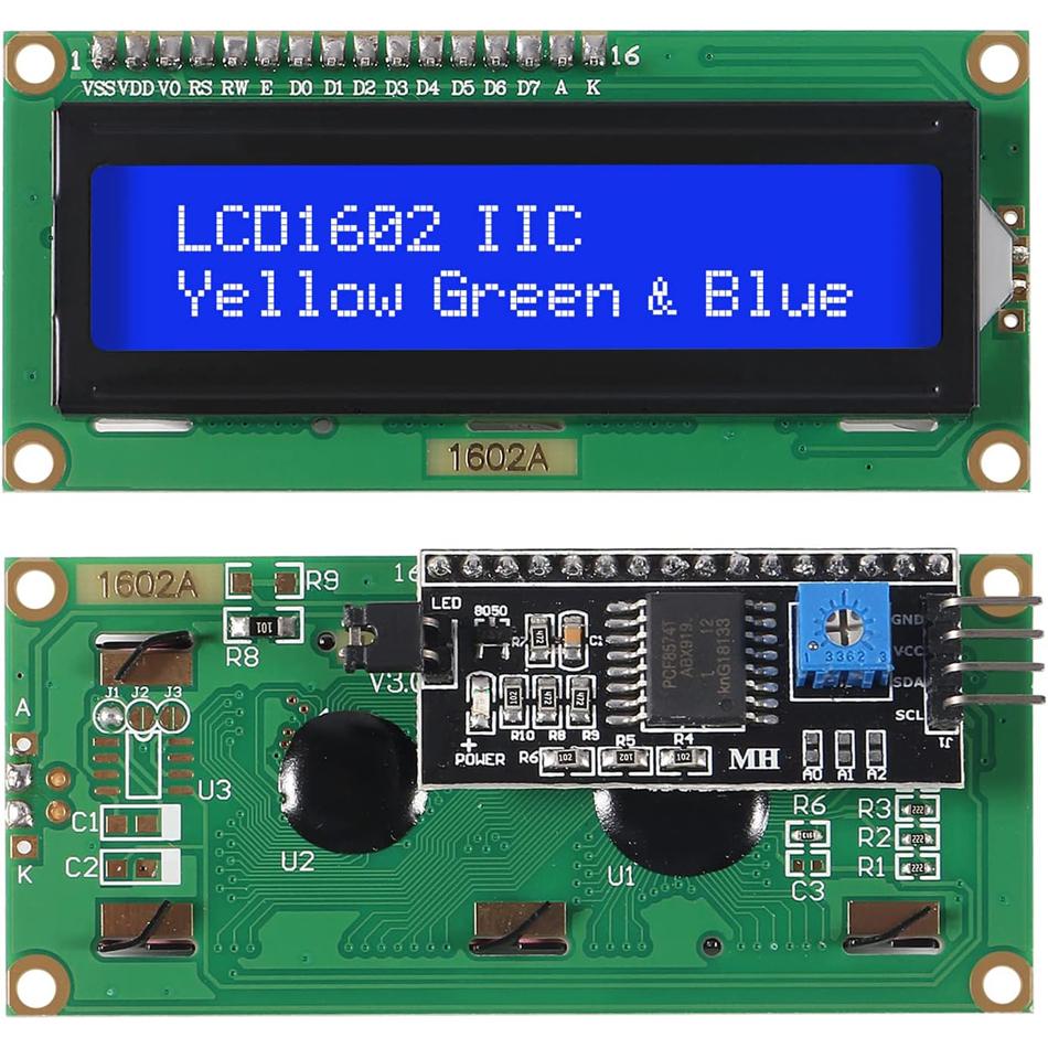 IIC/I2C/TWI LCD 1602 16x2 Serial Interface Adapter Module Blue Backlight for Arduino UNO R3 MEGA2560 синій
IIC/I2C/TWI LCD 1602 16x2 Serial Interface Adapter Module Blue Backlight for Arduino UNO R3 MEGA2560 синій