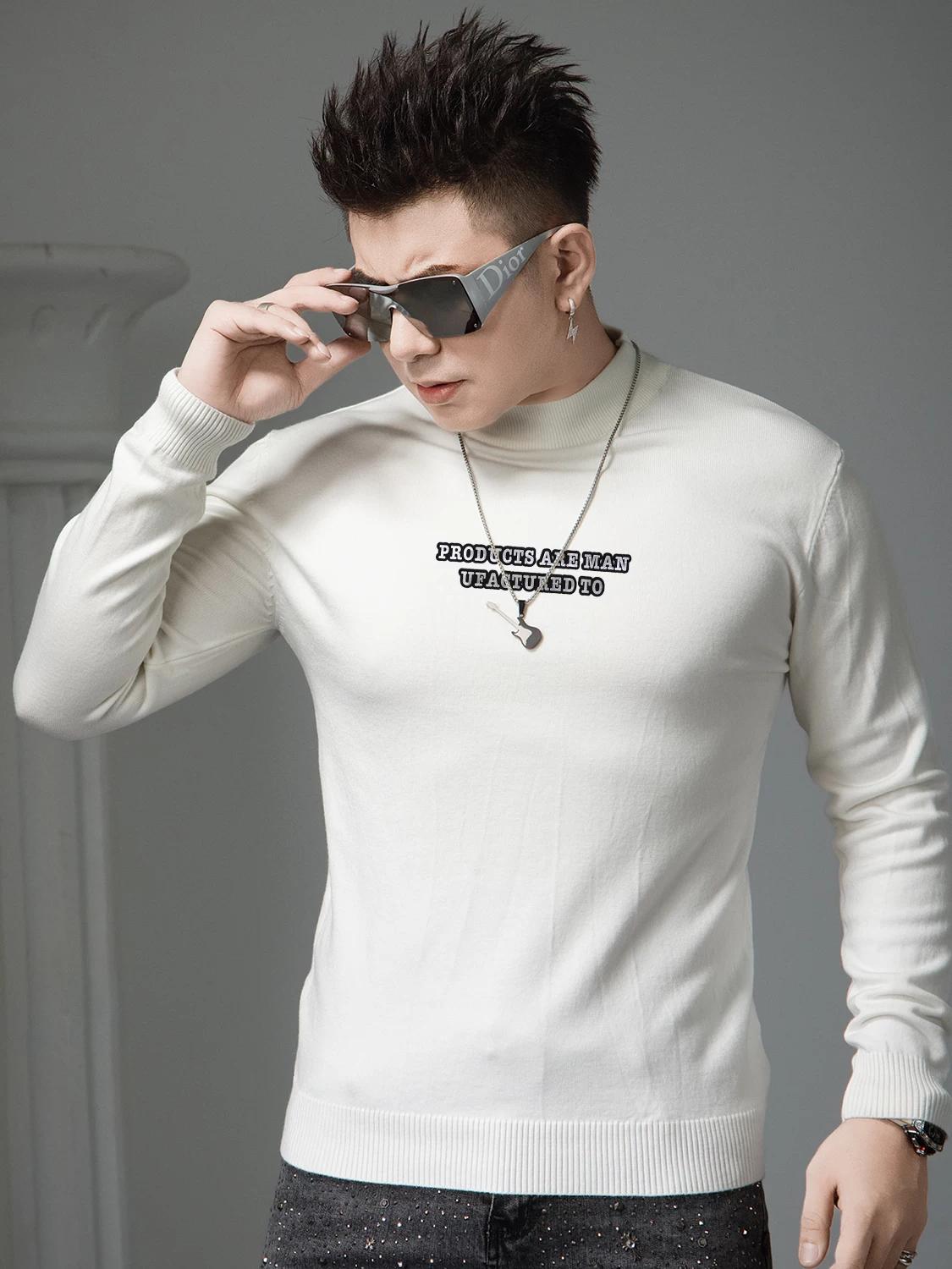 Ozhouzhan Long sleeve Sweater Men s 2025 New Half-high Collar Sweater Autumn Trendy Print Knitted Bottoming Shirt 2XL белый
Ozhouzhan Long sleeve Sweater Men s 2025 New Half-high Collar Sweater Autumn Trendy Print Knitted Bottoming Shirt 2XL белый