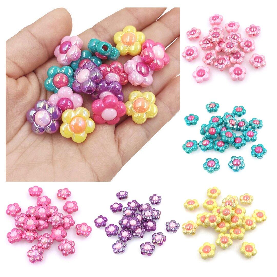 10Pcs Jewelry UV Plated Dazzle Bracelet Accessories Handmade Materials Dark Series Necklace Flower Beads Two Color DIY
10Pcs Jewelry UV Plated Dazzle Bracelet Accessories Handmade Materials Dark Series Necklace Flower Beads Two Color DIY