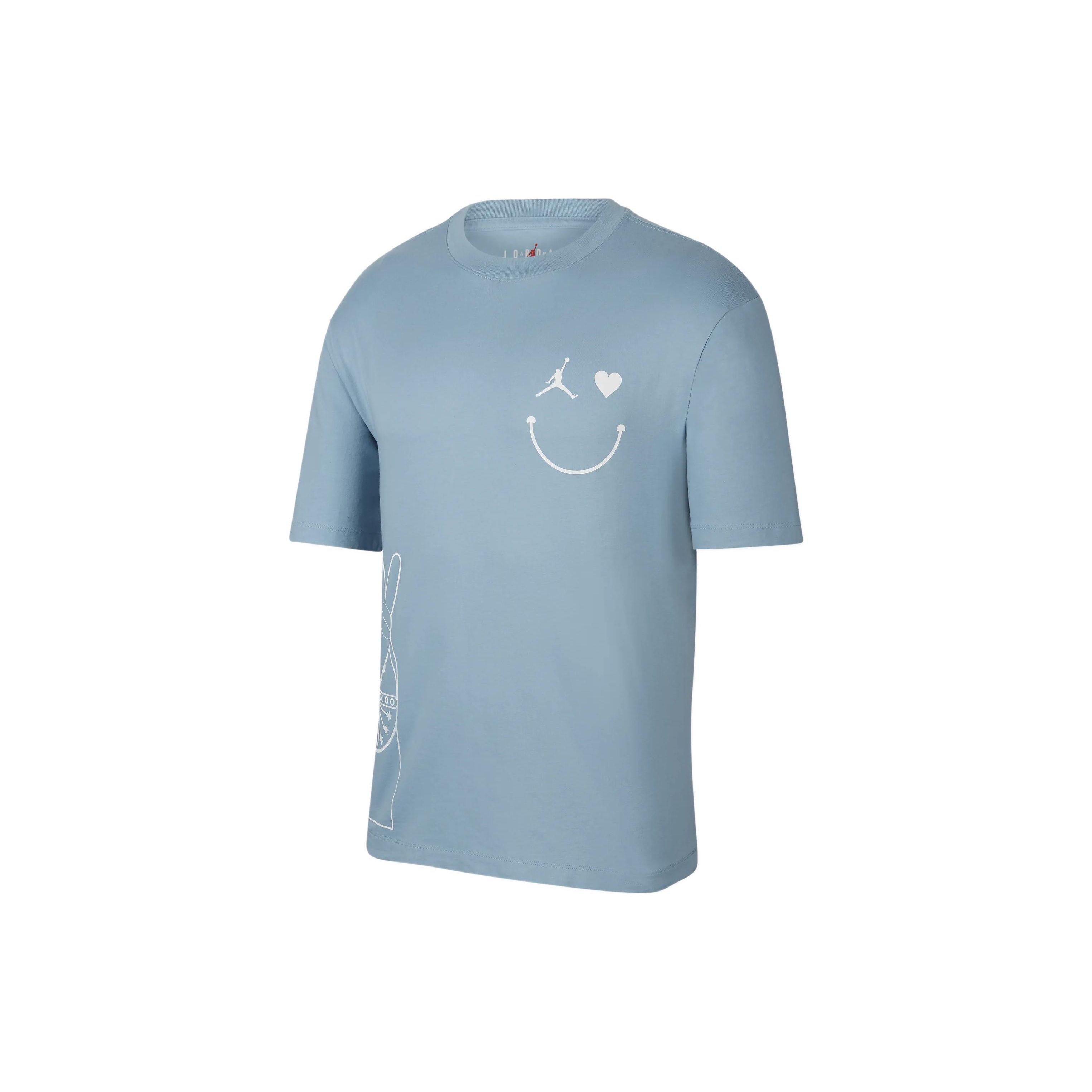 Jordan Футболка с круглым вырезом и логотипом American Retro Smiley Face, мужские топы, синяя DZ7637-494 L
Jordan Футболка с круглым вырезом и логотипом American Retro Smiley Face, мужские топы, синяя DZ7637-494 L
