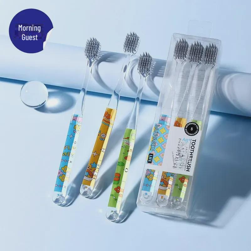 Зубная щетка Chenke Silver Ion Wide Head Toothbrush — мягкие, ультратонкие щетинки, кристальная ручка, упаковка из 3 штук для взрослых
Зубная щетка Chenke Silver Ion Wide Head Toothbrush — мягкие, ультратонкие щетинки, кристальная ручка, упаковка из 3 штук для взрослых