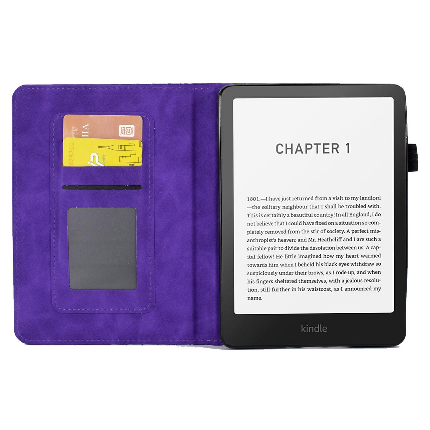 Для Amazon Kindle Paperwhite (2024) Чохол Слоти для карток Шкіряний Чохол для електронної книги Блочний візерунок Purple
Для Amazon Kindle Paperwhite (2024) Чохол Слоти для карток Шкіряний Чохол для електронної книги Блочний візерунок Purple