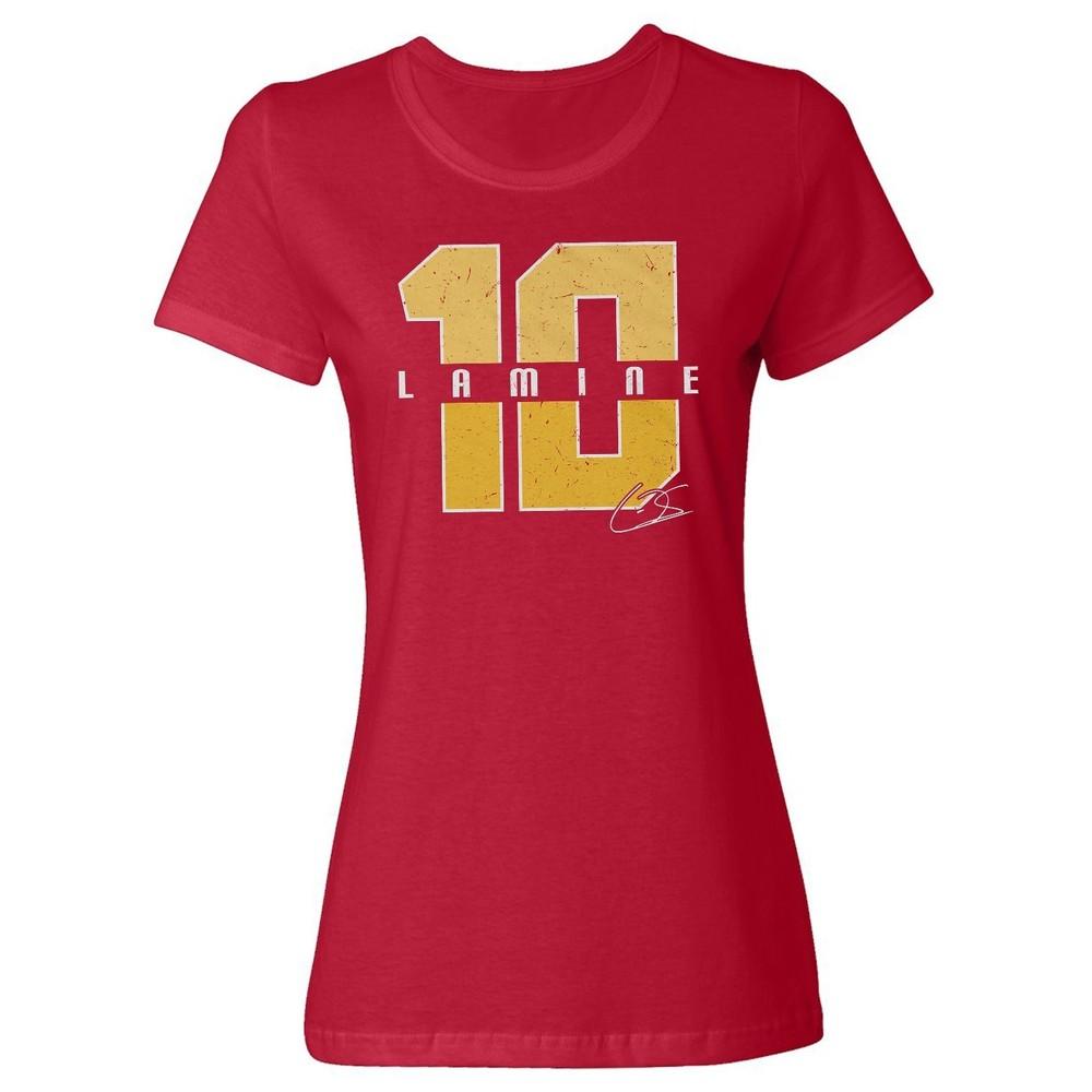 Lamine 10 Inspired Design - Barcelona Tribute Fans Ladies Crewneck T-Shirt Unisex T-Shirt XXL
Lamine 10 Inspired Design - Barcelona Tribute Fans Ladies Crewneck T-Shirt Unisex T-Shirt XXL