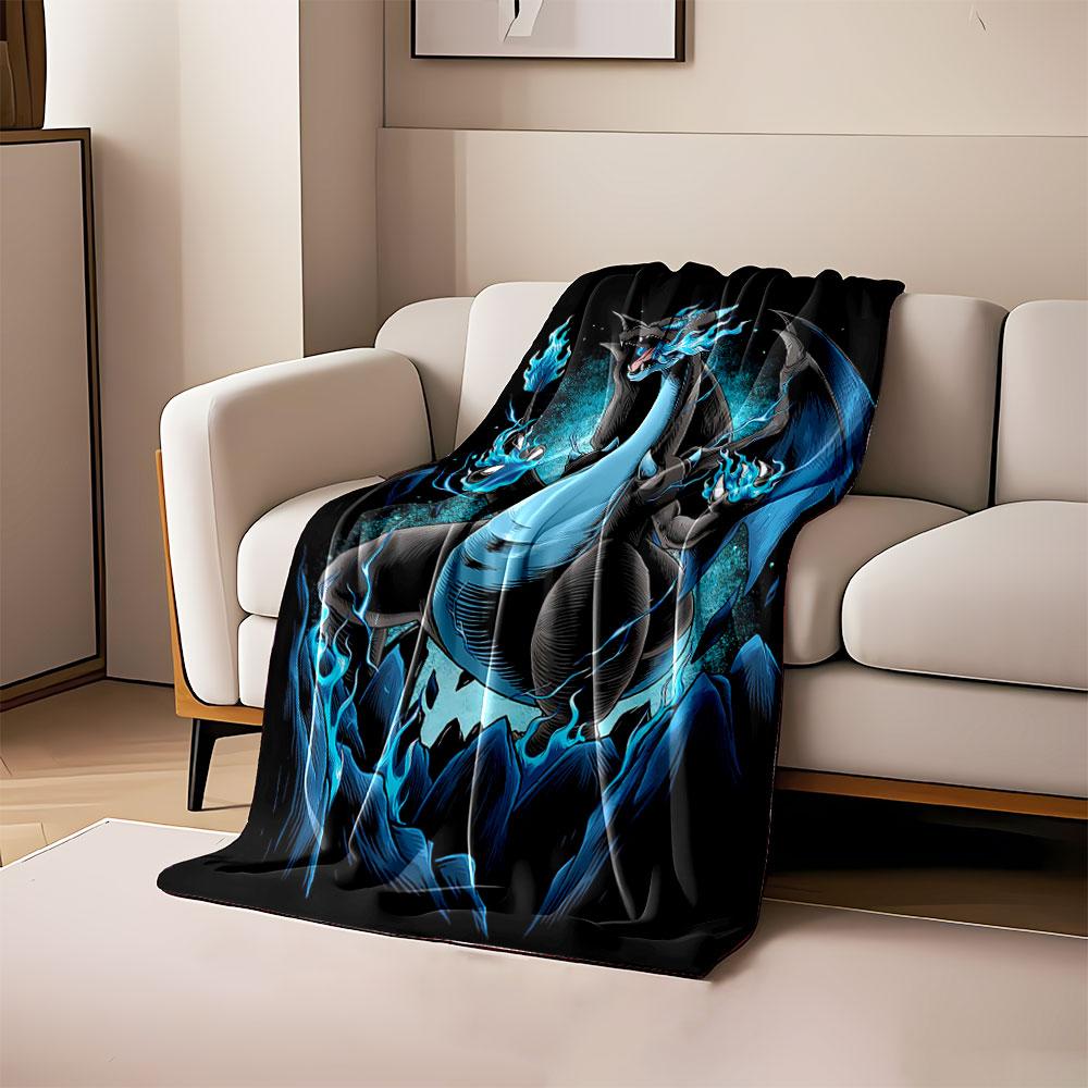 A fierce dragon surrounded by blue flames in a dark, mysterious setting. for all seasons blanket lunch break throw gift 80cm x 120cm
A fierce dragon surrounded by blue flames in a dark, mysterious setting. for all seasons blanket lunch break throw gift 80cm x 120cm