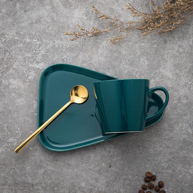 Elegant Ceramic Coffee Cup Set with Spoon & Dessert Plate - Perfect for Afternoon Tea 240ml
Elegant Ceramic Coffee Cup Set with Spoon & Dessert Plate - Perfect for Afternoon Tea 240ml