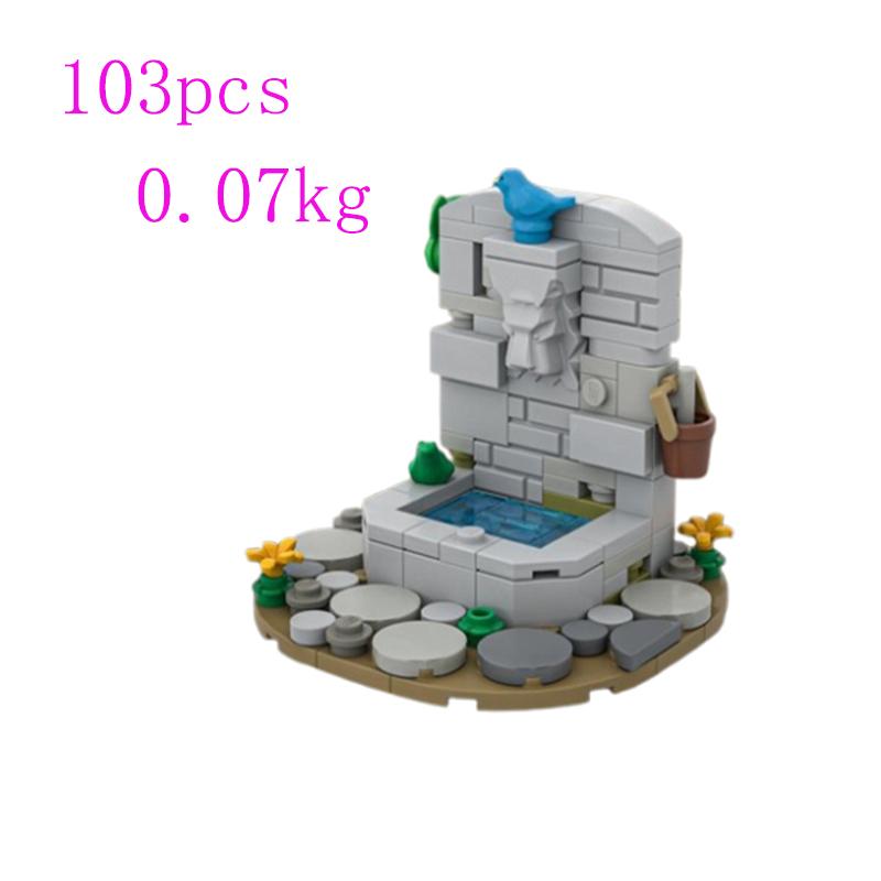 Точкові дрібні деталі будівельні блоки MOC-186615 132385 середньовічний колодязь маленький фонтан ши освітня іграшка модель для складання g PDF Guide by Email
Точкові дрібні деталі будівельні блоки MOC-186615 132385 середньовічний колодязь маленький фонтан ши освітня іграшка модель для складання g PDF Guide by Email