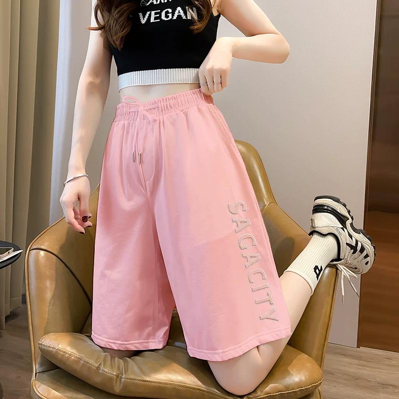 Milk Beige Printing Letters Pure Cotton Shorts Women s Stylish Summer Loose plus Size Women s Clothing Half Length Casual Sports Pants M розовый
Milk Beige Printing Letters Pure Cotton Shorts Women s Stylish Summer Loose plus Size Women s Clothing Half Length Casual Sports Pants M розовый