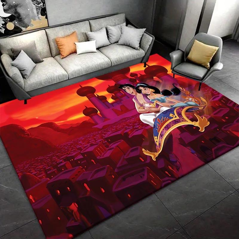 1pc Aladdin Pattern Area Rug Soft Flannel Floor Mat for Living Room, Bedroom, Kitchen, Sofa Coffee Table Floor Mat, Machine Washable 60cm by 90cm
1pc Aladdin Pattern Area Rug Soft Flannel Floor Mat for Living Room, Bedroom, Kitchen, Sofa Coffee Table Floor Mat, Machine Washable 60cm by 90cm