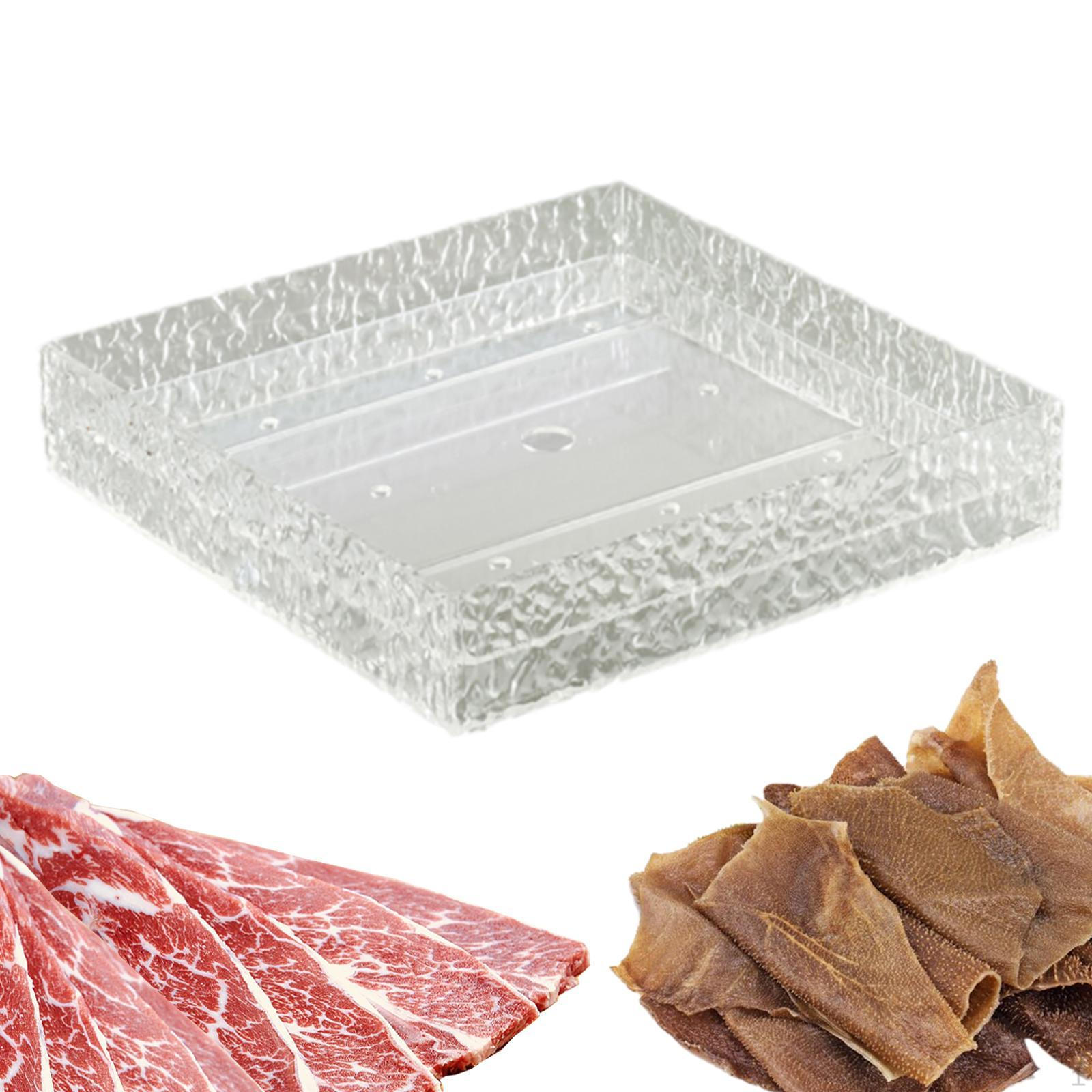 Акриловый поднос для сервировки, охлажденное блюдо для суши и сыра S
Акриловый поднос для сервировки, охлажденное блюдо для суши и сыра S