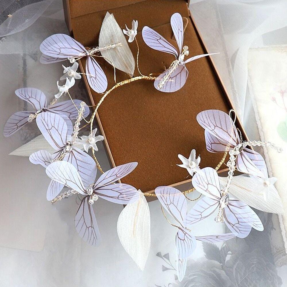 Crystal Hair Ornaments Hairbands Dragonfly Headband Korean Headdress Women Hair Hoop Transparent фіолетовий/синій
Crystal Hair Ornaments Hairbands Dragonfly Headband Korean Headdress Women Hair Hoop Transparent фіолетовий/синій