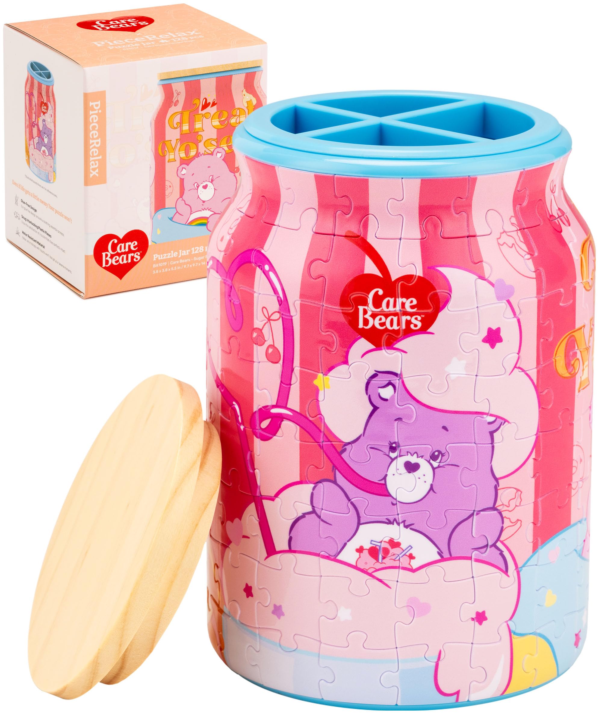 PieceRelax Trinket Box Puzzle Day Gift Care Sweet Treat Plastic 3D Design Perfect for Gift Party Decoration 128-Piece - Mother s - Bears (10x10x14cm)
PieceRelax Trinket Box Puzzle Day Gift Care Sweet Treat Plastic 3D Design Perfect for Gift Party Decoration 128-Piece - Mother s - Bears (10x10x14cm)